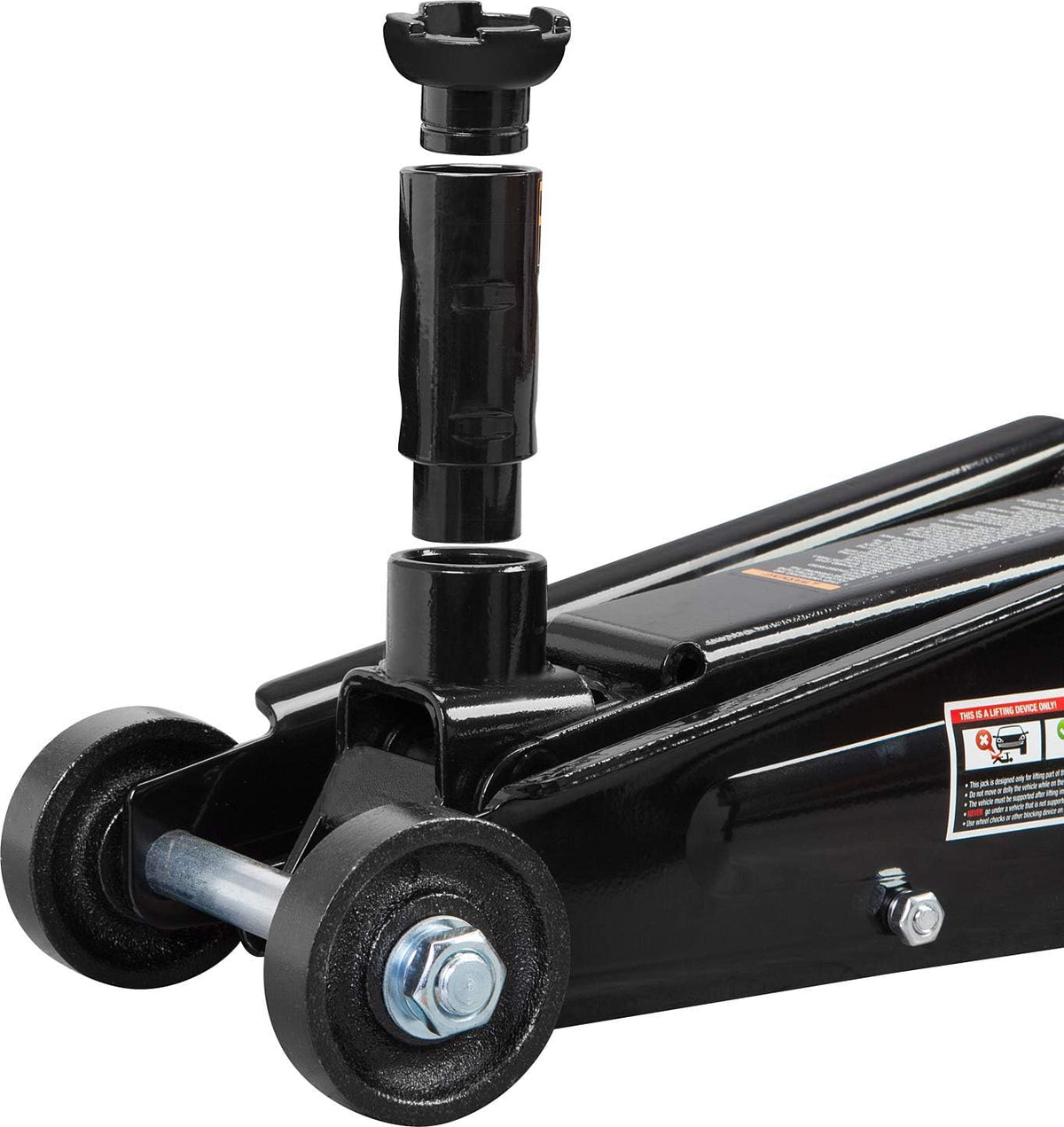 BLACK JACK 3 Ton Hydraulic Trolley Service/Floor Jack with Extra Saddle, Fits for SUVs and Extended Height Trucks